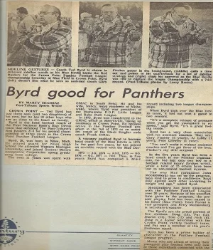 1977 Ted Byrd news article